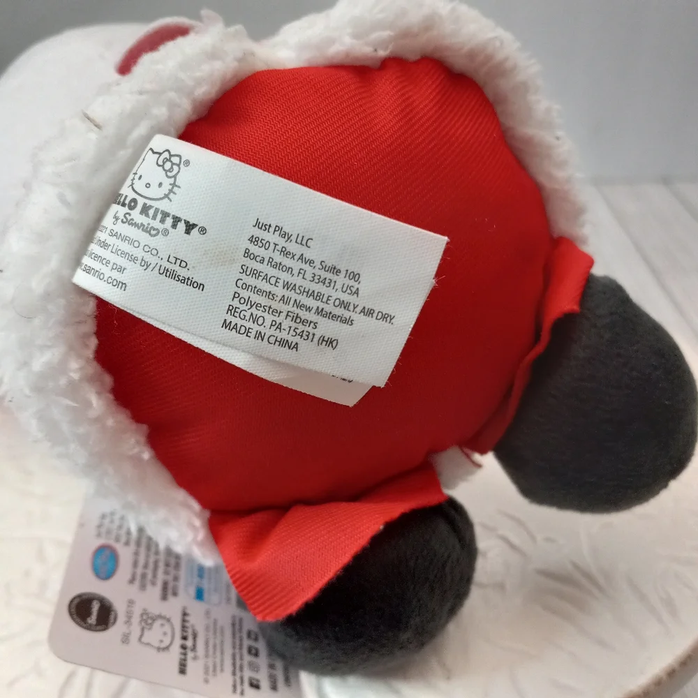 Hello Kitty Christmas Santa Plush